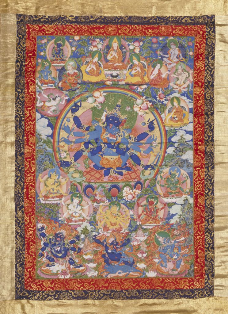 图片[2]-Secret Buddha – Dense Anger Vajra Thangka-China Archive